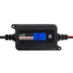 Home SMC20 SMART akkumulátortöltő, 6-12V/2A, LCD kijelző, teljesen automatikus, minden elterjedt akkutípushoz, digitális kijelző, karbantartó töltés, kétféle csatlakozókábel