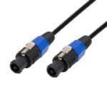 SAL SPEAKON5 hangfalkábel, Speakon dugó / Speakon dugó, 5 méter, 7.2mm, 2x1.5mm2, réz vezeték