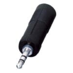 Home AC 6X audió átalakító, 3,5 mm sztereó dugó-2 x 6,3 mm sztereó alj
