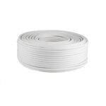 Home RG 6-32/WH koax kábel, 75 Ohm, PVC és PE szigetelés, réz ér, 32 szál rézharisnya, alumínium + PET fólia, 100m, fehér