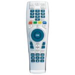 Home URC 22 univerzális távirányító, 4 távirányítót helyettesít, előre programozott kódok, ergonomikus kialakítás