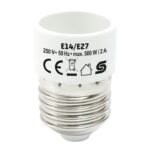 Home E14/E27 foglalatátalakító adapter, max. 2 A