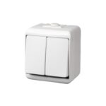 GAO 22031 csillárkapcsoló, kültéri IP44 kivitel, 230 V~ / 50 Hz / 10 A, fehér