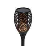 Home MX 300 napelemes kerti fáklya, 72 LED, automatikus, napelem és töltő, időjárásálló