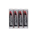 Maxell R03 AAA elem, féltartós, mini ceruza, 1,5V, 4 db/csomag