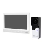HOME DPV260 7 colos videó-kaputelefon szett, éjszakai kameramóddal, 30 féle csengetési dallammal, kitekintő funkcióval, érintőgombokkal