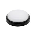 HOME RCC18LEDBK LED-es fali/mennyezeti lámpa, kör alakú, fekete, 18 W, 4000K, 1200 lumen, IP54, kül- és beltéri kivitel