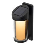 HOME MX653 napelemes falilámpa, 1 db melegfehér SMD LED, beépített akkumulátor, időjárásálló kivitel