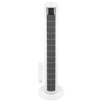 HOME TWFR100C oszlopventilátor, 60 W, 4 üzemmód, 4 fokozat, oszcillálás, LED kijelző, távirányító