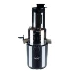 HOME HGSJ200 zöldség-gyümölcs lassú prés, 200 W, lassú fordulat, 800 ml-es tartály, vezetéktároló