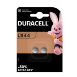 Duracell LR44 10PP040020 alkáli gombelem, 1,5 V feszültség, 2db/bliszter