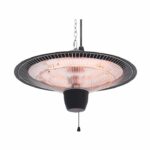 HOME FK262 karbonszálas kültéri fűtőtest, max. 1500 W, 2 fokozat, belógatható, IPX4, zsinórkapcsoló, kültéri kivitel