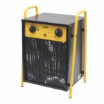 HOME FKI9 hordozható ventilátoros fűtőtest, max. 9000 W, 2 fokozat, termosztát, IPX4, dupla falú ház