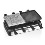 Zilan ZLN8863 raclette grill, 1500 W, 2 az 1-ben, alumínium sütőlap, tapadásmentes bevonat, hőfokszabályozó, kiegészítők