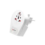 SKROSS 1.500295-E utazó adapter, "World to Europe", USB-C + USB-A 20W PD gyorstöltés