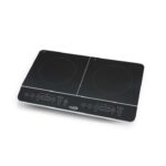 HAUSER IC-2214 indukciós főzőlap, 3500 W, 2 főzőlap, üvegkerámia, LCD kijelző, max. 240 °C, időzítő, gyerekzár, fekete színű