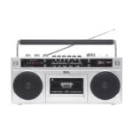 SAL RRTBRONX sztereó kazettás rádiós magnó, Bluetooth, USB, microSD, MP3, multi-felvétel és archiválás, 3-sávos rádió