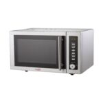 HAUSER MW-825 mikrohullámú sütő grill funkcióval, 900 W, 25 liter, digitális, 9 program, 11 fokozat, inox/szürke színű